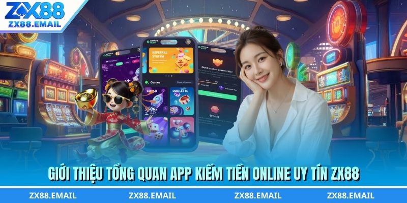 Giới thiệu tổng quan app kiếm tiền online uy tín ZX88