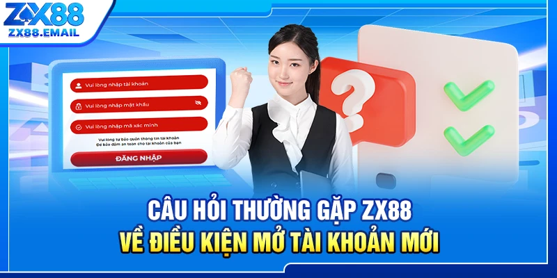 Câu hỏi thường gặp ZX88 về điều kiện mở tài khoản mới