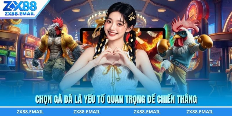 Chọn gà đá là yếu tố quan trọng để chiến thắng