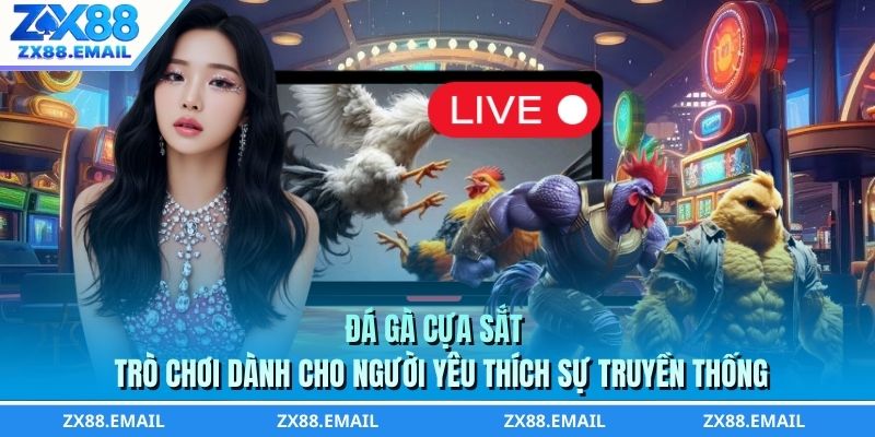 Đá gà cựa sắt - Trò chơi dành cho người yêu thích sự truyền thống